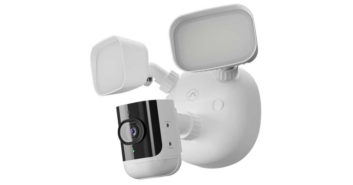 Alarm.com ADC-V729 4MP outdoor floodlight security camera with dual LED lights Liberty Security Canada